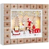 Image de Calendrier de l'Avent Père Noël avec LED à remplir