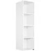 Image de Étagère Bibliothèque Skylar blanche 106x30x30cm