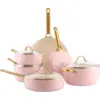 Image de GreenPan Padova Reserve Batterie de Cuisine 10 Pièces Blush Pink CC008483-001