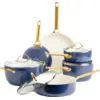 Image de GreenPan Padova Batterie de Cuisine 10 Pièces Oxford Blue CC008493-001