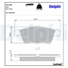 Image de Remblokkenset schijfrem LP1100 Delphi
