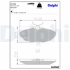 Image de Remblokkenset schijfrem LP1505 Delphi