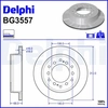 Image de Remschijf BG3557 Delphi