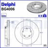 Image de Remschijf BG4006 Delphi