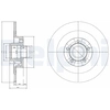 Image de Remschijf BG9024RS Delphi