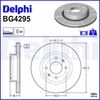 Image de Remschijf BG4295 Delphi