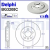Image de Remschijf BG3208C Delphi