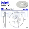 Image de Remschijf BG9079C Delphi