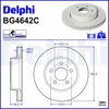 Image de Remschijf BG4642C Delphi