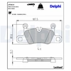 Image de Remblokkenset schijfrem LP3614 Delphi