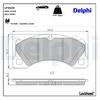Image de Remblokkenset schijfrem LP3629 Delphi
