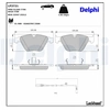 Image de Remblokkenset schijfrem LP3721 Delphi