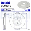 Image de Remschijf BG9494C Delphi