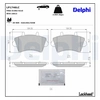 Image de Remblokkenset schijfrem LP1746LC Delphi