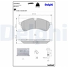 Image de Remblokkenset schijfrem LP3545LC Delphi