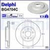 Image de Remschijf BG4704C Delphi