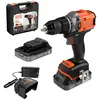 Image de Black & Decker Kit De Perceuse-visseuse à Percussion Sans Balais 18v