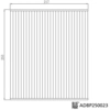Image de Interieurfilter ADBP250023 Blue Print