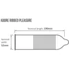 Image de Adore Ribbed Pleasure condooms 144 stuks