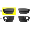 Image de BUMPERGRILL ONDER RECHTS zonder MISTLICHTGAT 1622592 Van Wezel