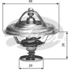 Image de Thermostaat koelvloeistof TH08983G1 Gates