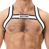 Image de Harnais élastique Bottom Noir-Blanc blanc M