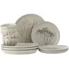 Image de Bloomingville Vaisselle Bea Dinnerware Set-nature-stoneware