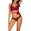 Image de Ensemble Sensuelia 2 Pièces - Noir et Rouge S/M