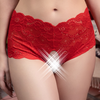 Image de Culotte Dentelle ouverte Frida Rouge rouge L/XL