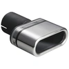 Image de Ulter Sport Uitlaatsierstuk - Ovaal 110x45mm - Lengte 80mm - Montage ->50mm - RVS USN134 Ulter Sport