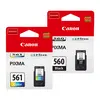 Image de Canon PG-560 + CL-561 Cartouches Pack Combiné