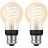 Image de Philips Hue Ampoule à Filament White Ambiance Standard E27 Lot de 2