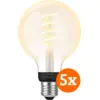 Image de Philips Hue Ampoule à Filament White Ambiance Globe E27 Lot de 5