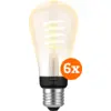 Image de Philips Hue Filament White Ambiance Edison Lot de 6