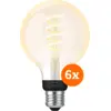 Image de Philips Hue Filament White Ambiance Globe Lot de 6