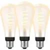 Image de Philips Hue Filament White Ambiance Edison XL Lot de 3