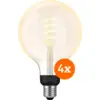 Image de Philips Hue Filament White Ambiance Globe XL Lot de 4