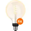 Image de Philips Hue Filament White Ambiance Globe XL Lot de 6