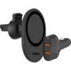 Image de Otterbox Support de Téléphone Voiture avec Aimant MagSafe + BlueBuilt Chargeur de Voiture Quick Charge