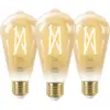 Image de WiZ Ampoule à Filament Connectée Edison Lot de 3 - Lumière Blanche Chaude à Lumière Blanche Froide - E27