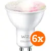 Image de WiZ Spot Connecté Lot de 6 - Éclairage Coloré et Blanc - GU10