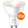Image de WiZ Spot Lot de 10 - Éclairage LED Connecté - Coloré et Blanc