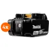 Image de Makita BL1850B Batterie LXT 18 V 5,0 Ah Lot de 4