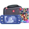 Image de Nintendo Switch Lite Bleu + Mario Kart 8 Deluxe + Bigben Étui de Protection