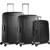Image de Samsonite S'Cure Valise à 4 Roulettes 75+ 69+55 cm Black Set de Valises
