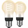 Image de Philips Hue Ampoule à Filament White Standard E27 - 2023 - Lot de 2