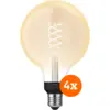 Image de Philips Hue Ampoule à Filament White Globe XL E27 - 2023 - Lot de 4