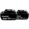 Image de Makita BL1830B LXT 18 V 3,0 Ah Batterie Lot de 2