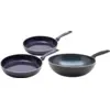 Image de GreenPan Torino Set de Poêles à Frire Céramique 24 + 28 cm + Wok 28 cm