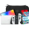 Image de Nintendo Switch OLED Blanc + Nintendo Switch Sports + BlueBuilt Housse de Protection